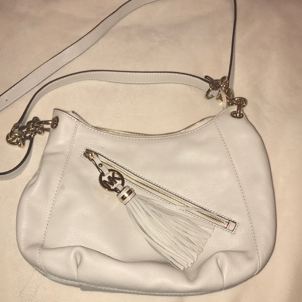 White Michael Kors never been used white purse